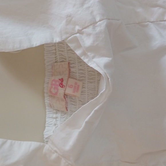 Girls Sz 6 white dress - Picture 2 of 3